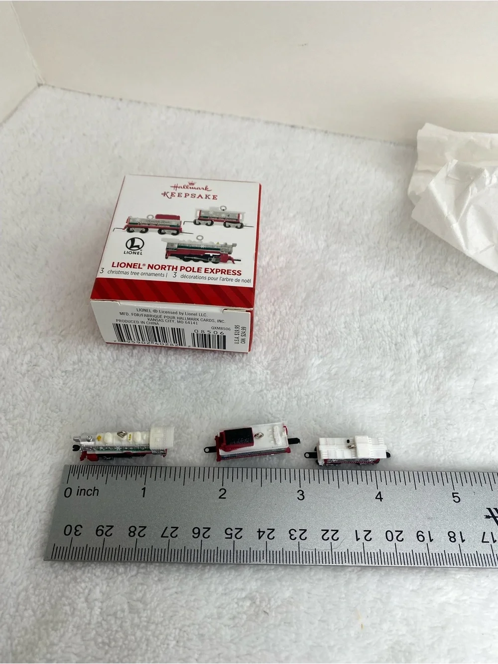 Hallmark Keepsake 2014 Lionel North Pole Express Ornaments Set of 3 Collectible